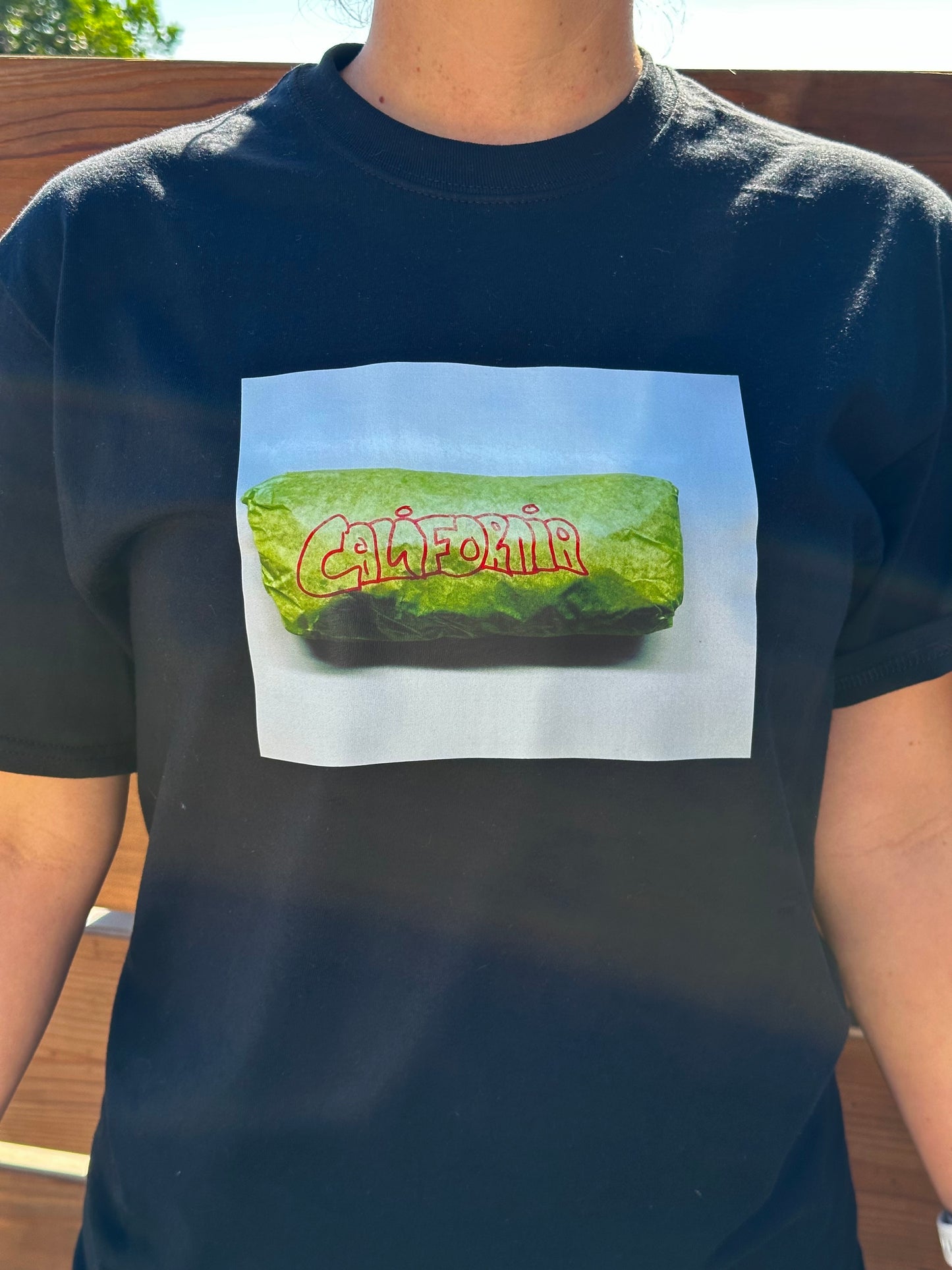 CALI BURRITO short sleeve t-shirt black/white