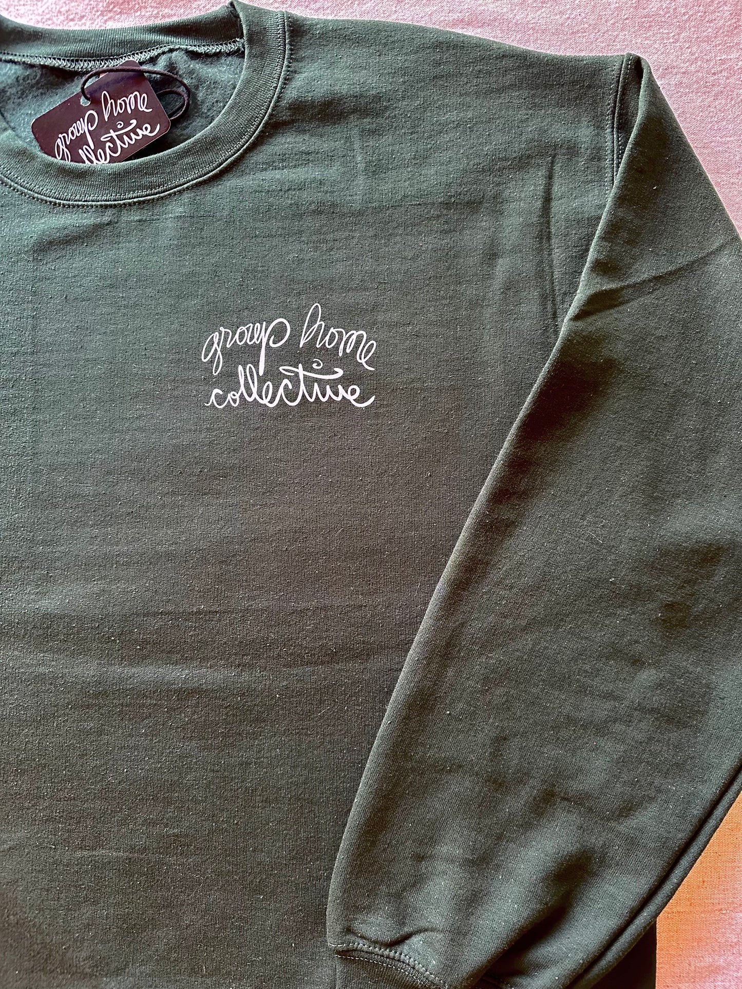Script Crew Sweatshirt Hunter Green