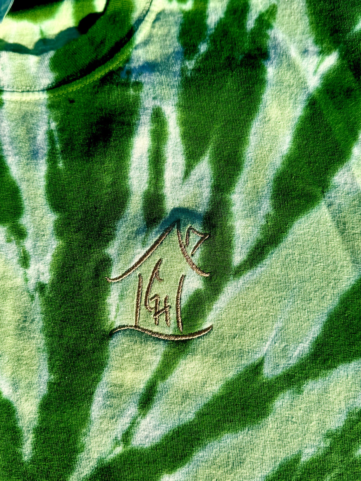 OG Home Logo Embroidered t-shirt green