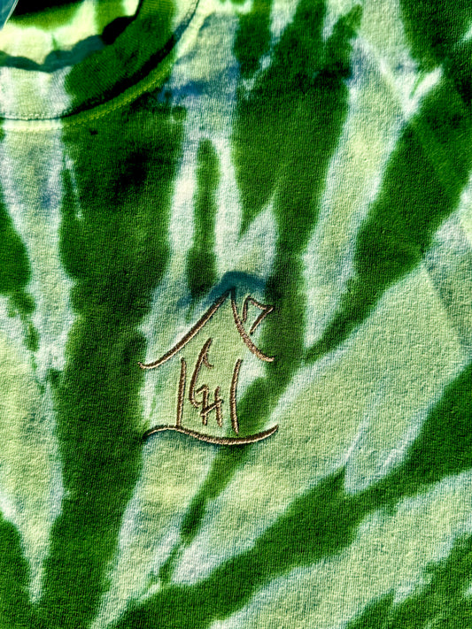 OG Home Logo Embroidered t-shirt green