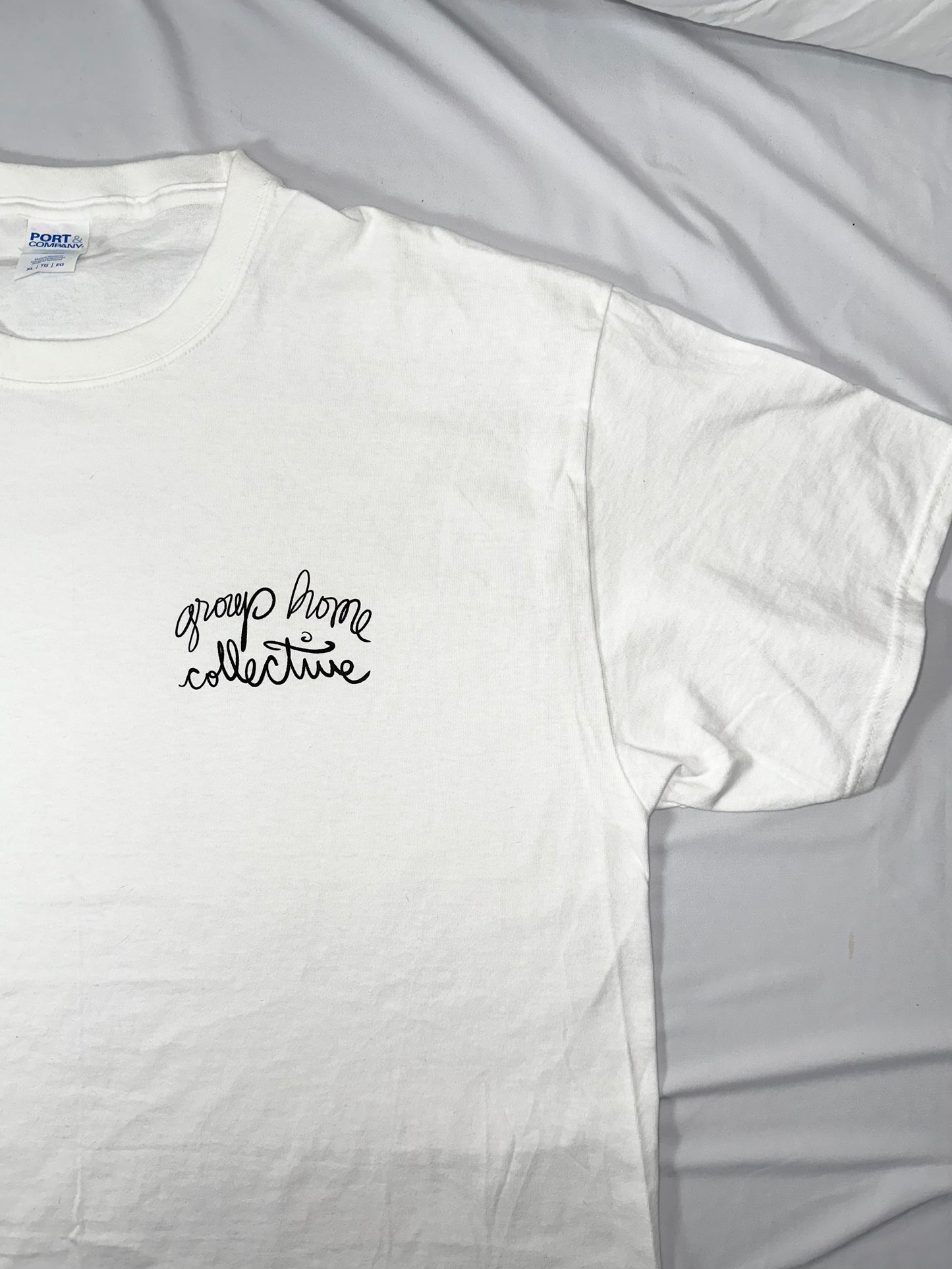 Quick Script small logo short sleeve t-shirt white/black