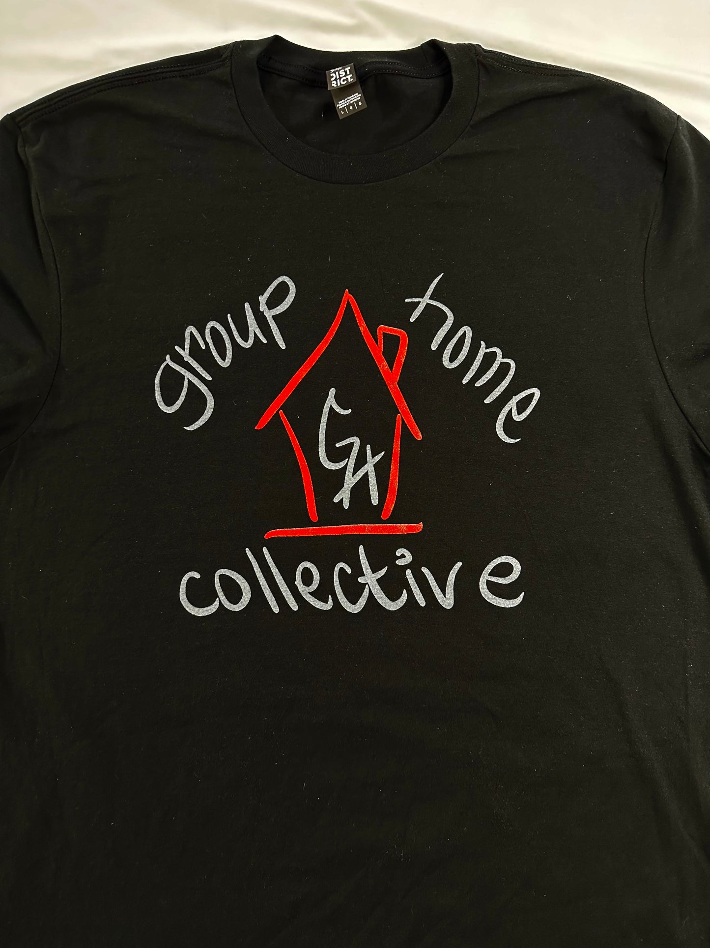 GH Home short sleeve t-shirt black/grey/red