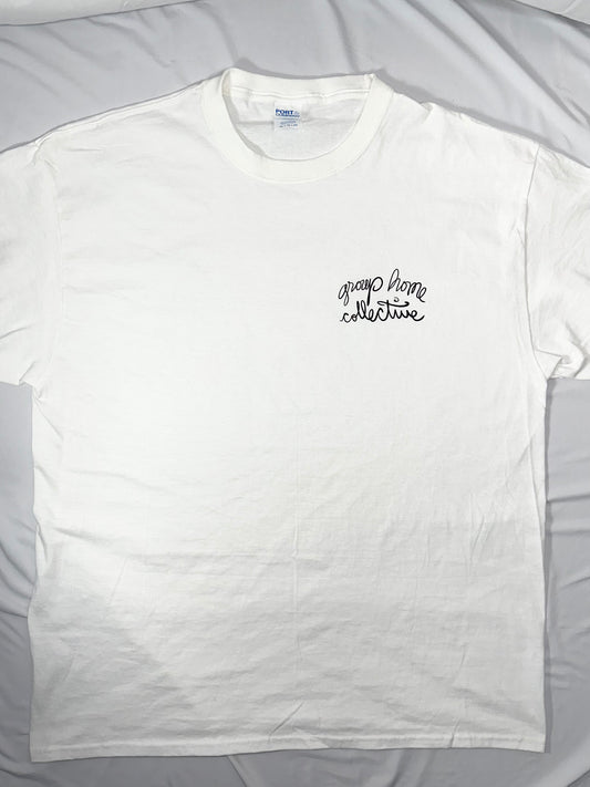 Quick Script small logo short sleeve t-shirt white/black